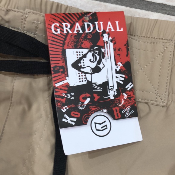 NWT Gradual Tan Board Shorts Swim Trunks XXXL - Picture 2 of 5